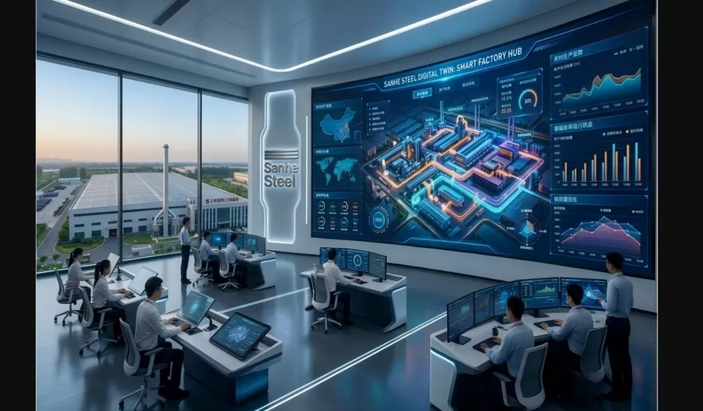 Datengesteuerte Hard Power: Erkundung des „Steel Brain“ und der digitalisierten Produktionslinie der Sanhe Steel Company